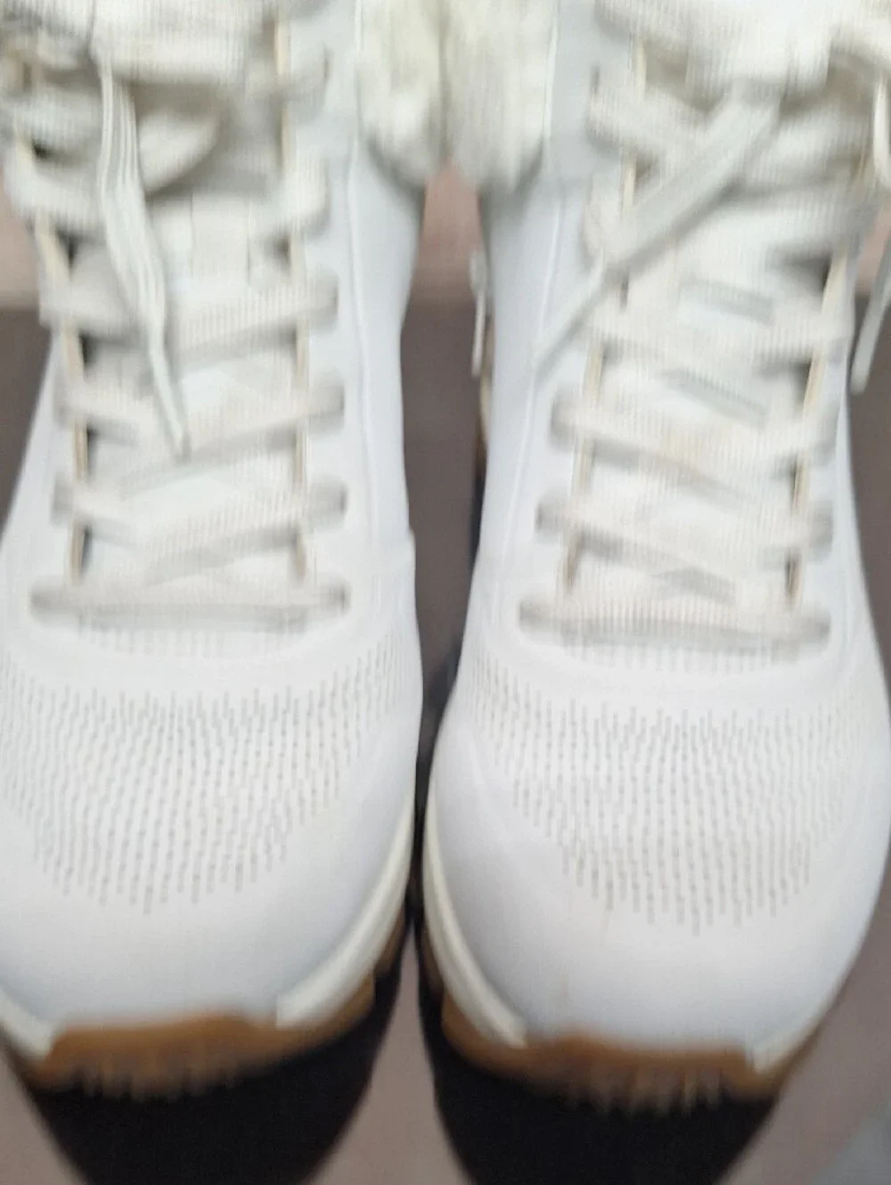 Skechers White Faux-Fur Lined Winter Boots